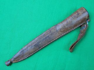 Vintage Finnish Finland Martiini Leather Sheath Scabbard For Hunting Knife