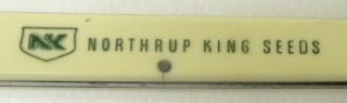 1960 ' s Schrade NORTHRUP KING SEEDS melon fruit tester advertising pocket knife 3