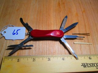 65 Red Wenger Swiss Army Evo 88 Pocket Tool Chest Knife