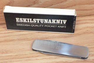 Eka Eskilstuna Knivfabriks Ab Swedish Quality Pocket Knife W/ Box Read