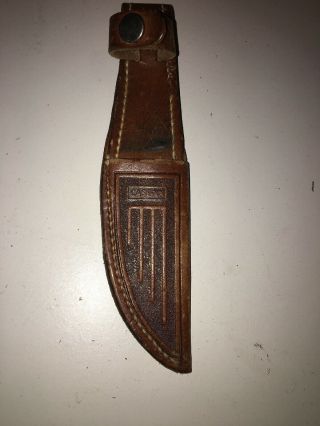 Vintage : Case Xx Leather Knife Sheath 7 1/2 Inch