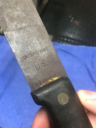 Ontario Knife Co 18 " Long Blade Us Military Machete Vietnam Era Jungle Gi Issue