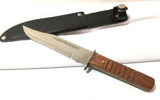 Vintage Bowie Knife Sabre 631 With Sheath In