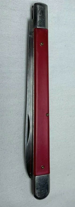 Vintage 4” Folding Knife,  Red Handle,  Womens Knife,  Japanese