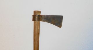 Old Hand Forged Tomahawk Wood Handle Throwing Axe Rev War Look