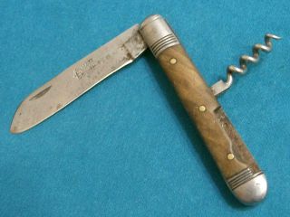 Antique Massoptier Thiers France Sportsmans Folding Knife Vintage Knives Pocket