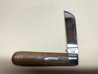 Vintage Case Xx 11031 Sh Sheepfoot / Rope Knife Walnut Handle 6 Dot Very Good