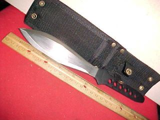 Vintage United On Target Throwing Knife With Sheath Uc191
