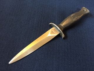 Vintage Parker Brothers Chattanooga Tn Boot Knife Dagger Surgical Steel Japan