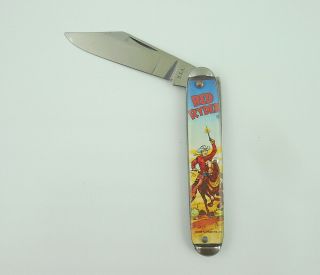 Vintage Red Ryder Pocket Knife Made In Usa Folding Knife 1990