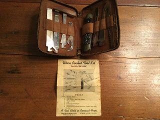 Vintage Utica Cutlery Pocket Tool Kit
