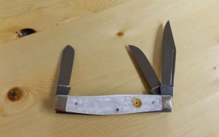 Vintage Buck Creek Indian Head 3 Blade Pocket Knife Solingen Germany