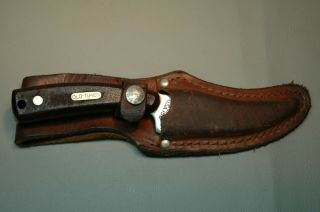 Vintage Schrade U.  S.  A 152 Old Timer Fixed Blade W/ Sheath