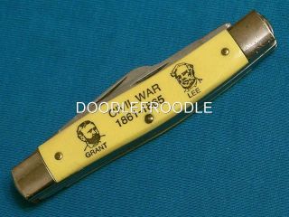 Vintage Ranger Ultra Hone Usa Stockman Knife Knives Civil War General Grant Lee