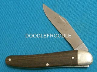 Vintage Grohmann Canada Barehead Dogleg Jack Knife Knives Pocket Folding Hunter