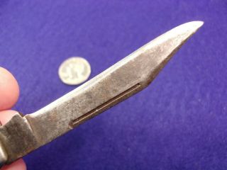 OLDER VTG SCHRADE? (MADE IN WALDEN,  YORK) TWO BLADE POCKET KNIFE 3