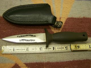 Frost Cutlery River Boat Tickler Patch Book Throwing Sheath Knife Not Japan