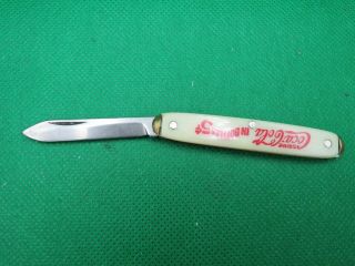 Vintage Colonial Usa Drink Coca Cola In Bottles Novelty Knife Cond