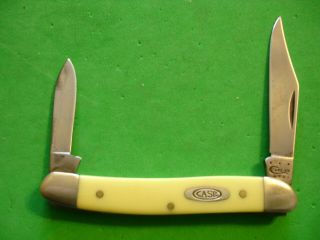 Ntsa Case Xx Usa 3 1/4 " Closed 2 Blade Serpentine Pocket Knife 32087cv 2013