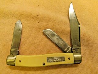 Vintage Sears Craftsman 95044 Stockman 3 Blade Pocket Knife Made Usa Schrade