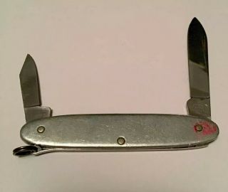 Wenger Delemont Switzerland Knife Ultra Rare Two Blade Vintage