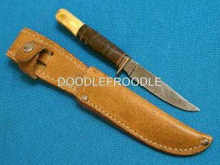 Vintage Lamplough Solingen Germany Bird Trout Fishing Hunting Skinning Knife Old